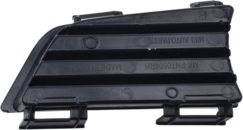 Front Right Passenger Side Bumper Fog Light Lamp Hole Cover Grille Molding Trim For 2005-2008 Pontiac Vibe Black Gm1036112 88974247 - Image 5