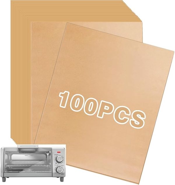 Air Fryer Paper Liners Disposable Compatible With Black+Decker 4-Slice Crisp 'N Bake Air Fry Toaster Oven