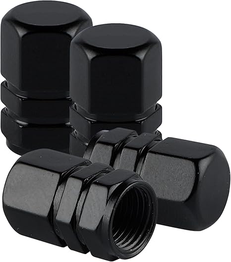 Alpmosn Aluminum Tire Stem Valve Caps Wheel Valve Covers Car Dustproof Tire Cap Cover Accessories