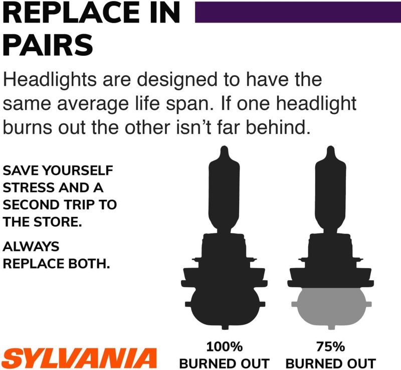 Sylvania - 9003 Xtravision - High Performance Halogen Headlight Low Beam And Fog Replacement Bulb (Contains 2 Bulbs) - Image 2