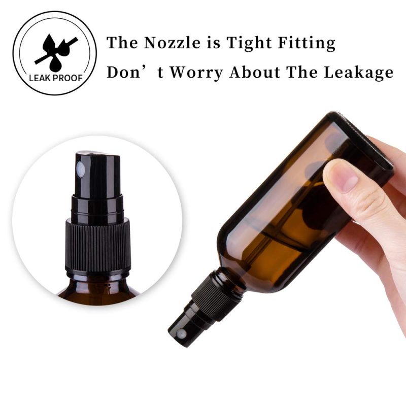 Hydior Amber Glass Spray Bottles For Essential Oils - Image 5