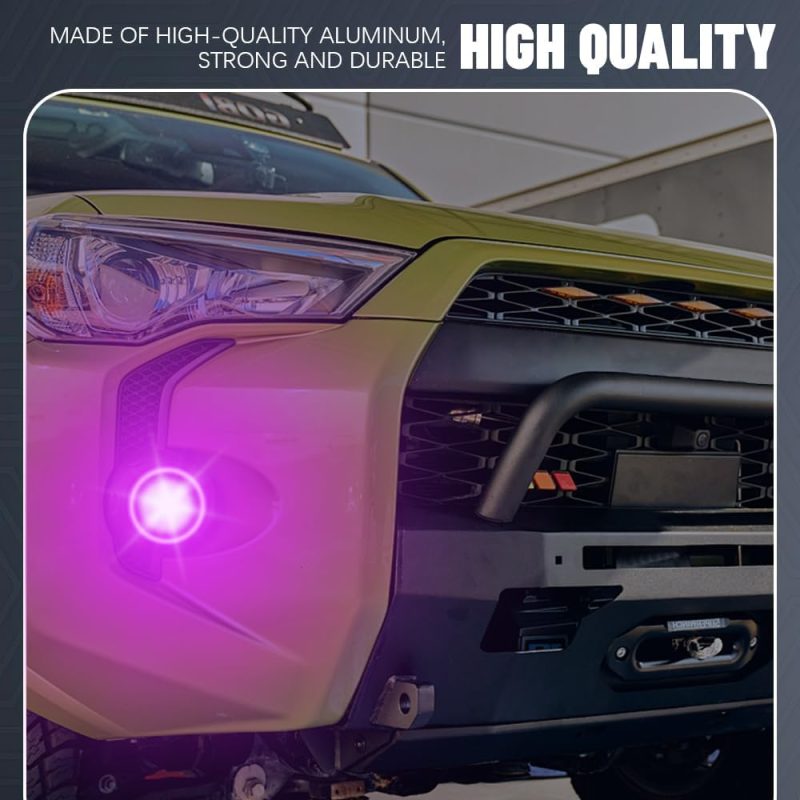 2Pcs Angel Eye Halo Fog Lights For Cars - Image 3