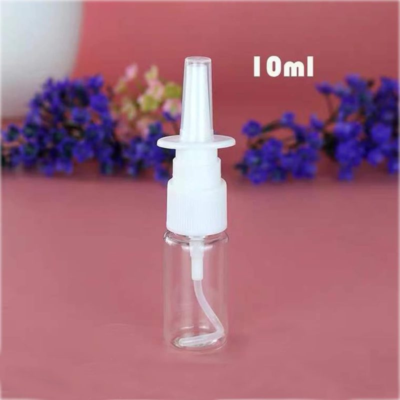 Medsuo 3Pcs 10Ml Nasal Spray Bottles Mist Spray Bottle Clear Empty Rhinitis Care Sprayer Direct Spray Container For Saline Essential Oils - Image 4