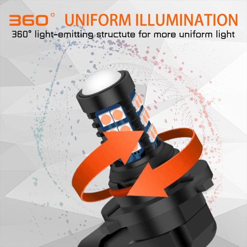 9005 9006 Hb3 Hb4 Led Bulbs Pink Purple H10 Xtreme Super Bright Fog Light Or Daytime Running Driving Lights (Drl Lamps) High Power 3030Smd - Image 6