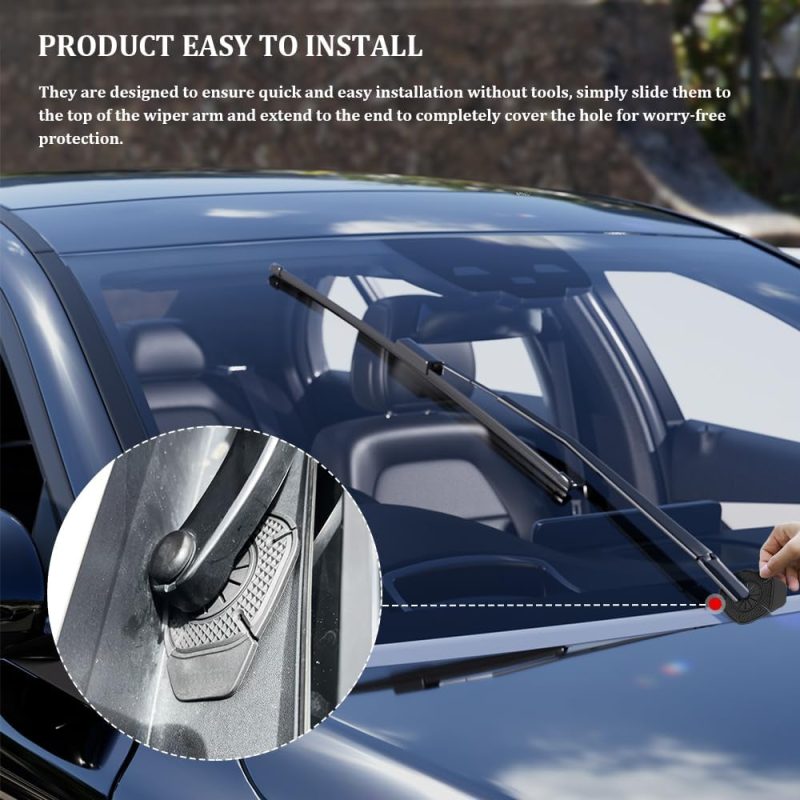 2Pcs Car Wiper Arm Hole Protection Pad - Image 4