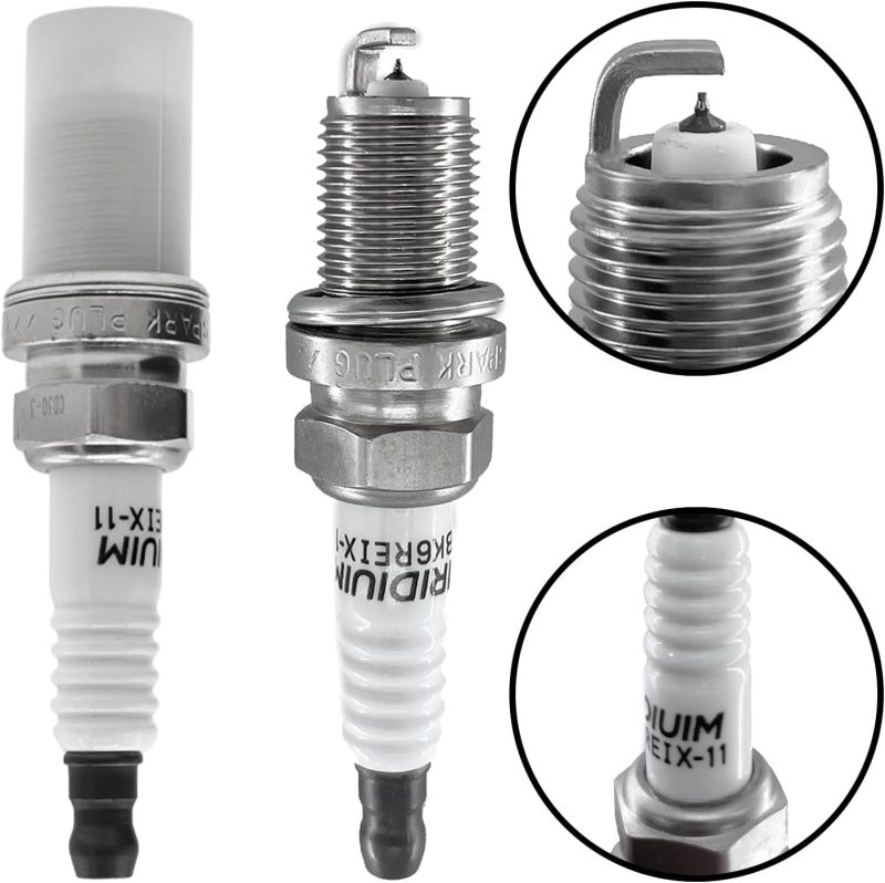 Iridium Spark Plugs 4 Pack 7090 Bkr5Egp Fit For Volkswagen Toyota Subaru Honda Audi Hyundai Mitsubishi Nissan Mini Kia Saab Dodge Jeep Suzuki Mazda Acura Chrysler Chevrolet Mercury Ford L4 - Image 2