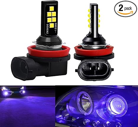 Socal-Led Lighting 2X H11 H8 Led Fog Light Bulb For Powersports Advanced 3030 Smd Bright Colorful Daytime Running Drl Lamp