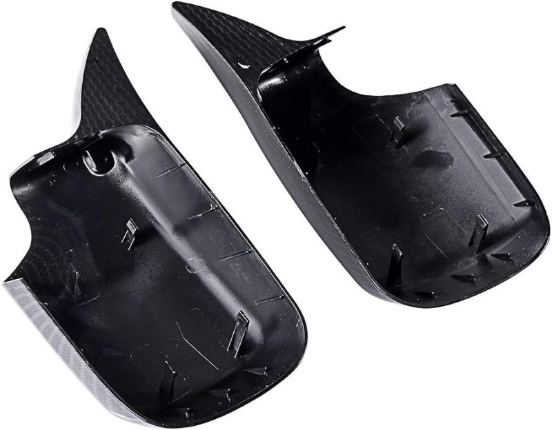 Matte Black Front Bumper Kidney Grill + Carbon Fiber Side Mirror Cover Kit For 1998-2001 Bmw E46 3-Series 320I 323I 325I 328I 330I Sedan 4-Doors - Image 6