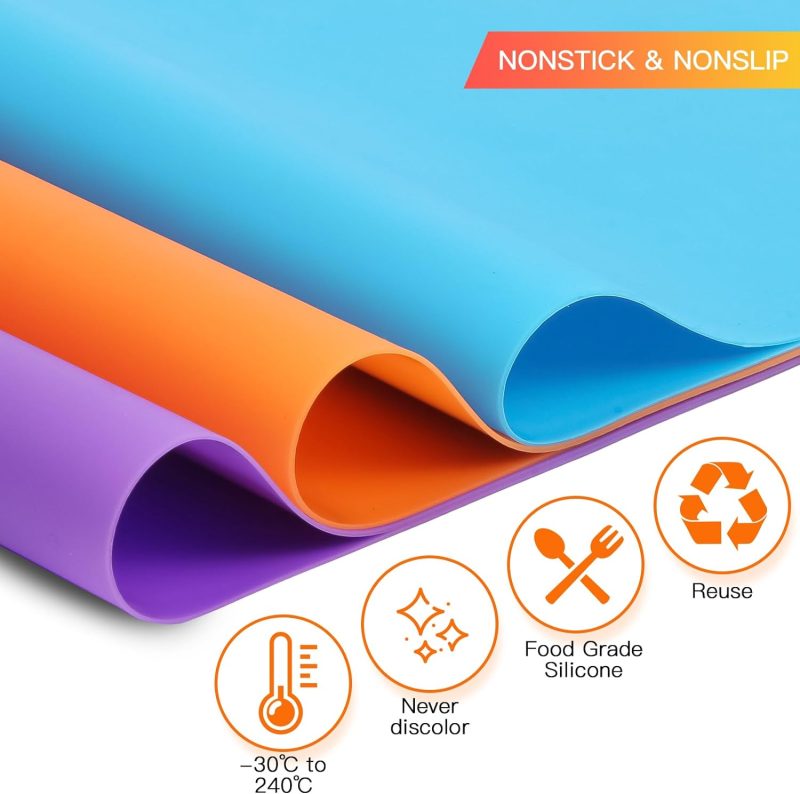 3 Pack Silicone Mats For Crafts - Image 5