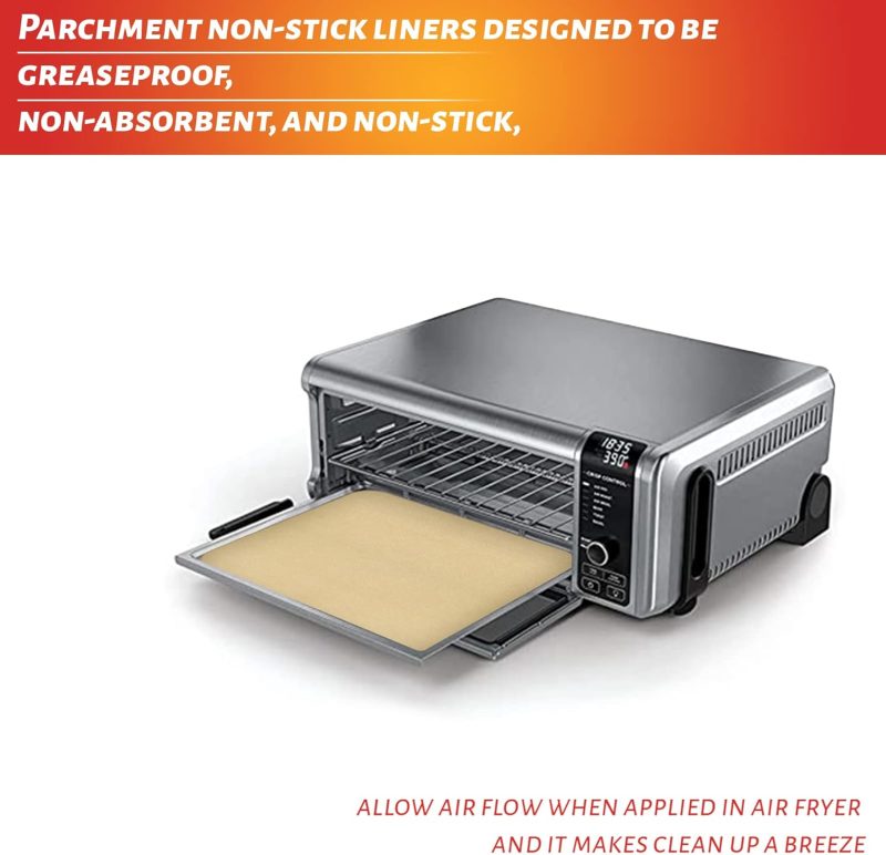 Wmkgg 12 Inch Air Fryer Parchment Paper Squares - Image 3