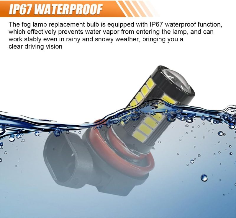 2Pcs H11 Car Led Fog Light Bulbs - Image 5