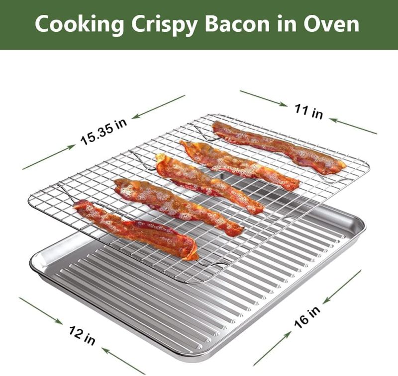 Rottay Baking Sheet With Rack Set (2 Pans + 2 Racks) - Image 2