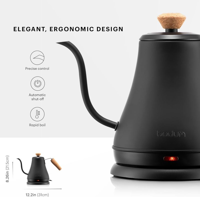 Bodum 27Oz Bistro Gooseneck Electric Water Kettle - Image 3