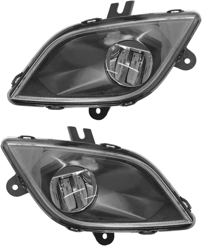 Torque Pair Led Fog Light Lamp Set Replacement For 2018 2019 2020 2021 2022 Freightliner Cascadia Semi Trucks [Included All Bulbs] Assembly Dot Sae Approved Driver Passenger Side (Tr437-L - Image 2
