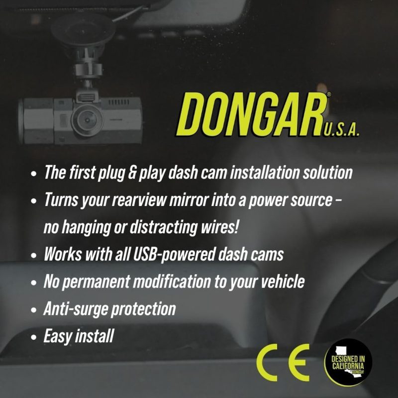 Dongar Dashcam Power Adapter (16-Pin Type A) For Ford Vehicles. Compatible With Select Bronco - Image 4