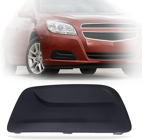 Perfit Liner New Fog Lamp Cover Front Bumper Grille Grill Insert Right Passenger Side Without Fog Light Hole Compatible For 2013-2016 Chevy Malibu Gm1039141 20768847
