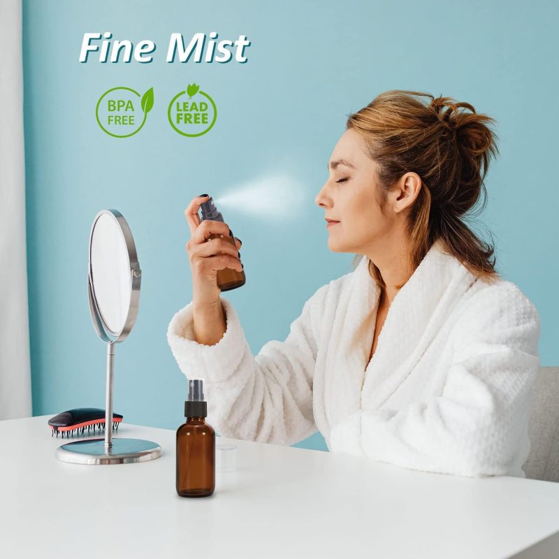 4 Oz Amber Glass Spray Bottles For Essential Oils - Image 2