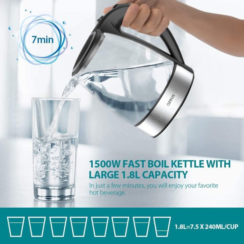 Azeus Fast Boil Electric Water Kettle - Image 4