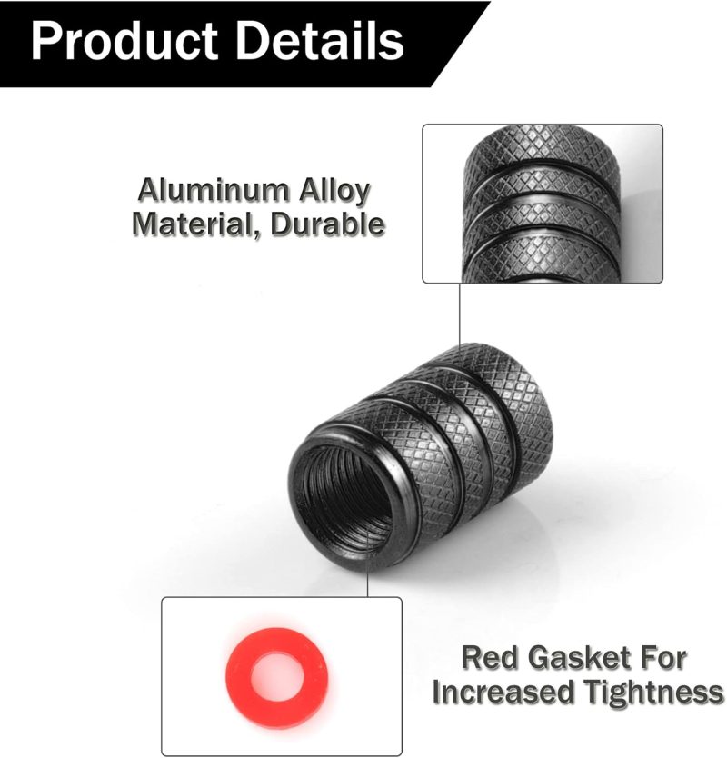 Singaro 12Pcs Tire Valve Stem Caps - Image 3