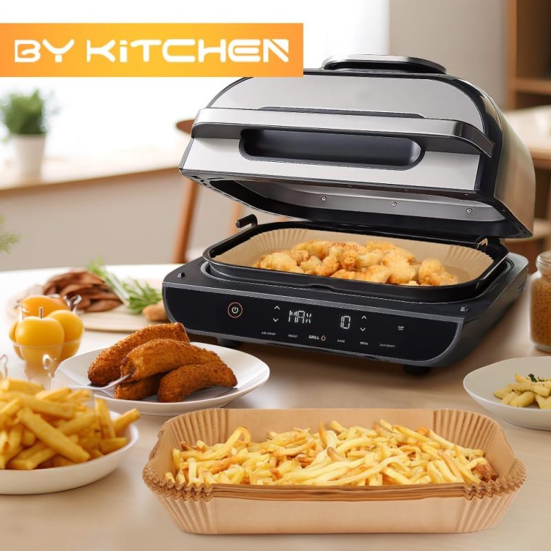 Bykitchen Air Fryer Liners For Ninja Fg551/Dg551/Ig651 Foodi Smart Xl Indoor Grill - Image 5