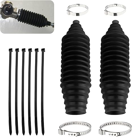 Tie Rod Boot Kit With Pinion Bellow Cable Ties And Clamps