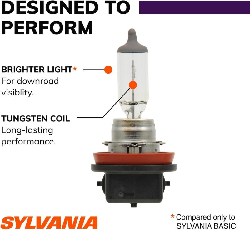 Sylvania - H11 Xtravision - High Performance Halogen Headlight Bulb - Image 4