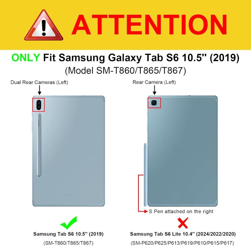 GENERIC Fintie Case for Samsung Galaxy Tab S6 10.5 - Image 2