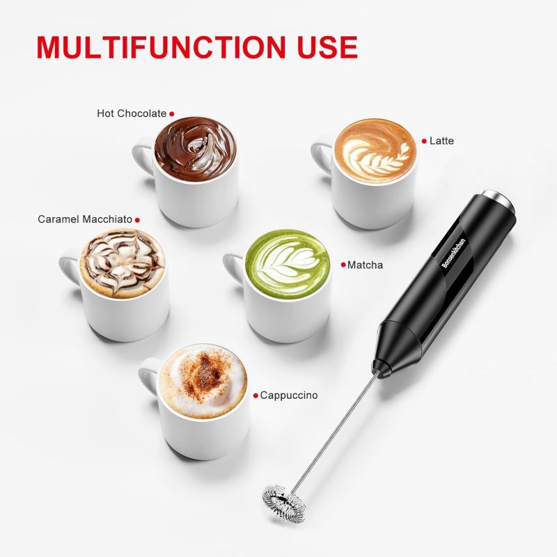 Bonsenkitchen Powerful Milk Frother For Coffee - Image 4