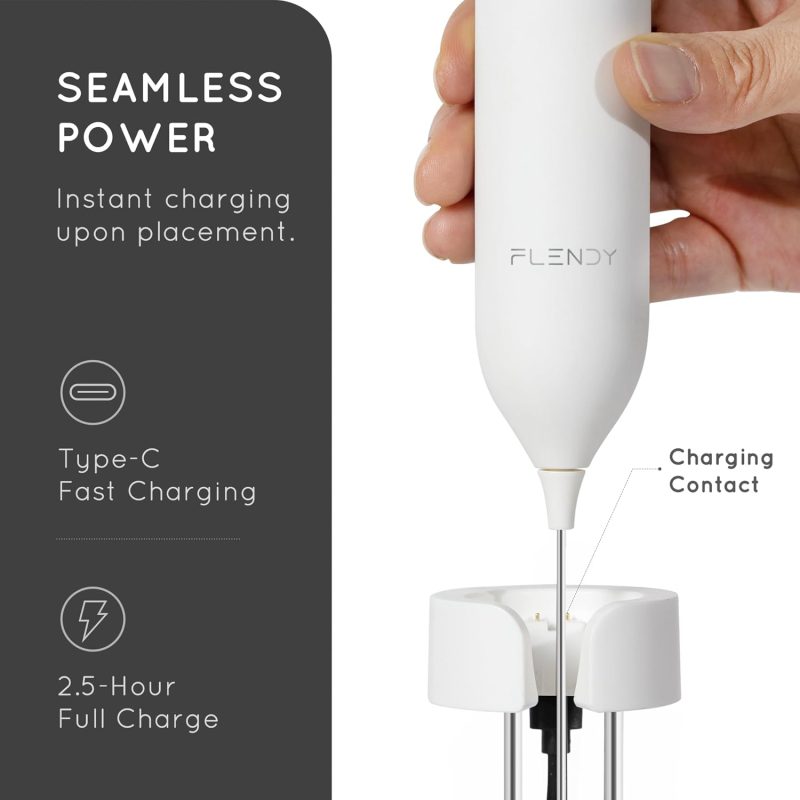 Rechargeable Milk Frother Handheld - Image 5