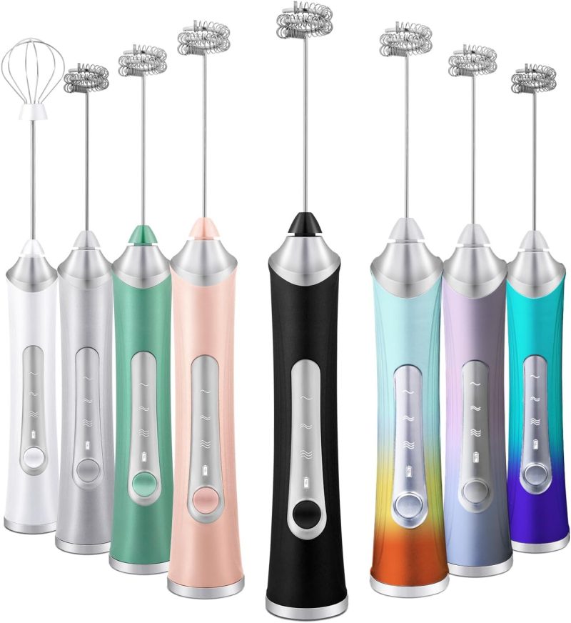 Rechargeable Milk Frother Handheld For Coffee - Image 6