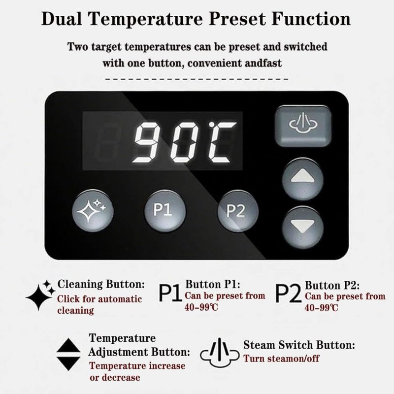 1450W Electric Steam Foam Maker - Image 5