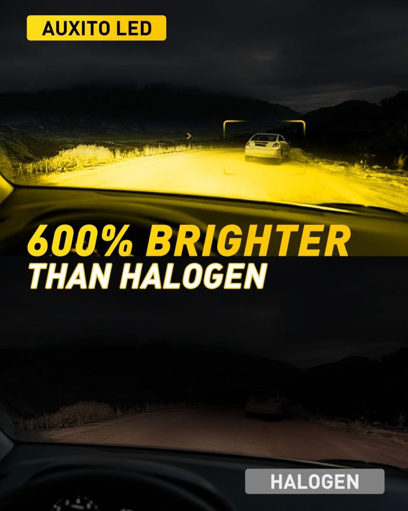 Auxito H3 Led Bulb Yellow 3000K - Image 2