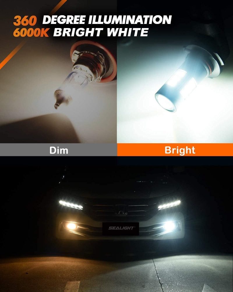 Sealight H10/9145/9140 Led Fog Light Bulbs - Image 2