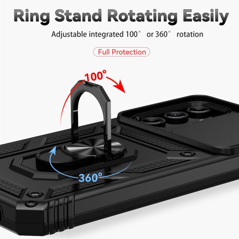 A15 Hybrid Protective Case for Galaxy A15 5G - Black - Image 6