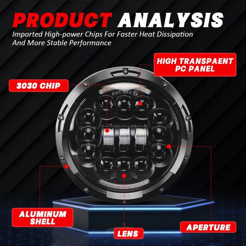 7-Inch H6024 Led Headlights - Image 5