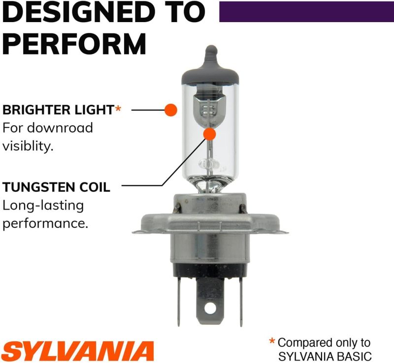 Sylvania - 9003 Xtravision - High Performance Halogen Headlight Low Beam And Fog Replacement Bulb (Contains 2 Bulbs) - Image 4