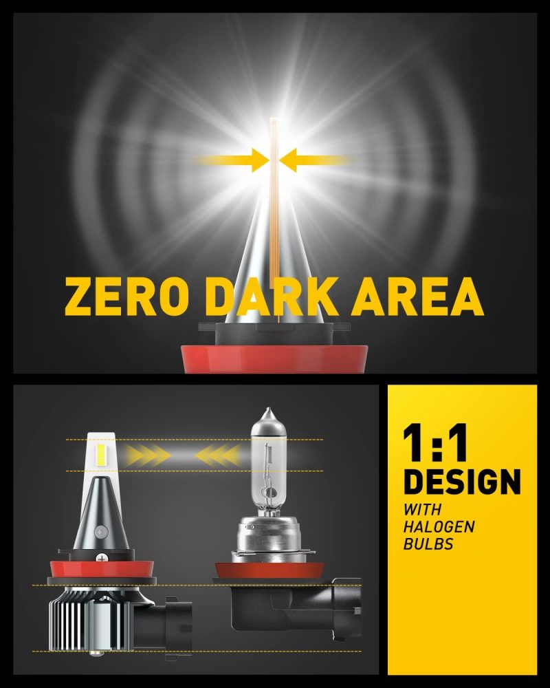 Auxito H11 H8 H16 Led Fog Light Bulb - Image 3