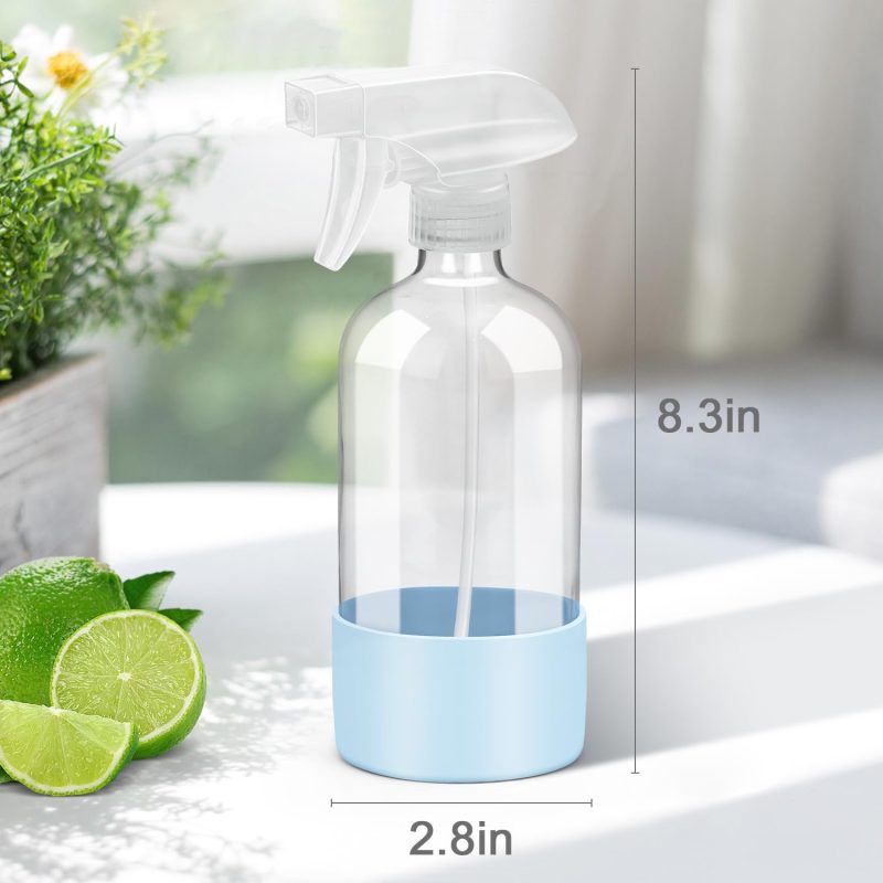 Glass Spray Bottles With Silicone Sleeve Protection - Image 4