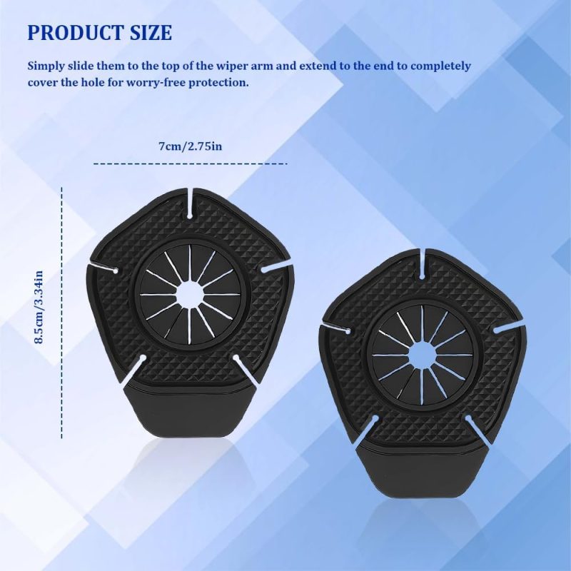 2Pcs Car Wiper Arm Hole Protection Pad - Image 2