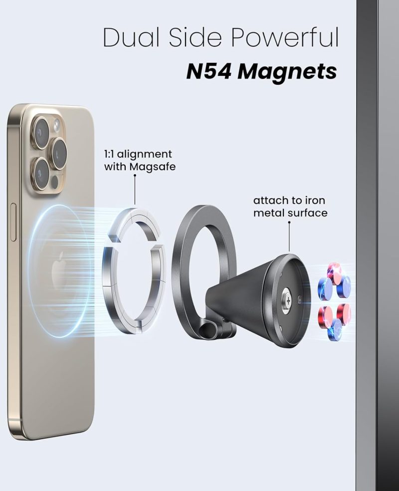 For Magsafe Car Mount - Magnetic Phone Holder For Car Dashboard - Image 3
