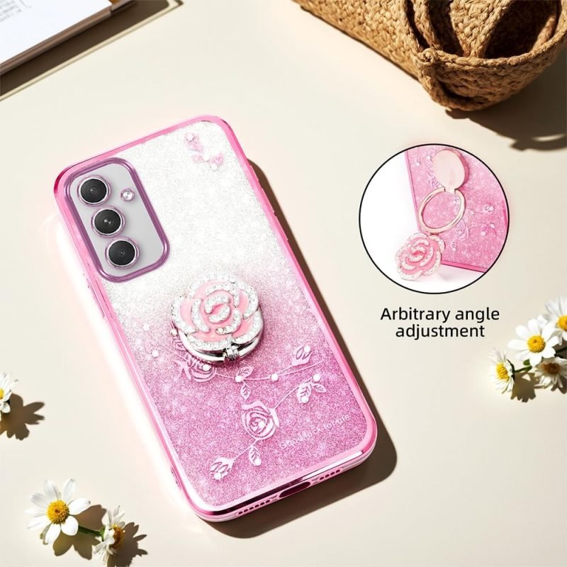 A54 Hybrid Protective Case for Galaxy A54 5G - Rose Gold - Image 4