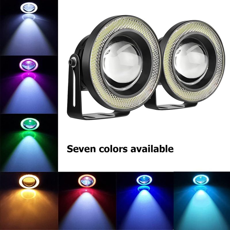 2Pcs Car Angel Eye Fog Light - Image 5