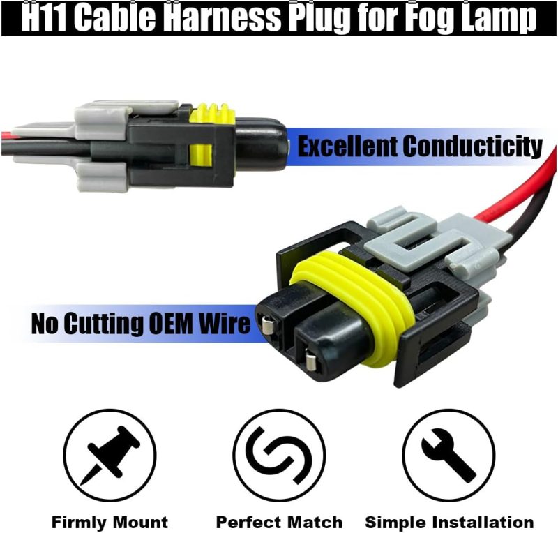 Fog Light Harness Connector With Wire - Image 4