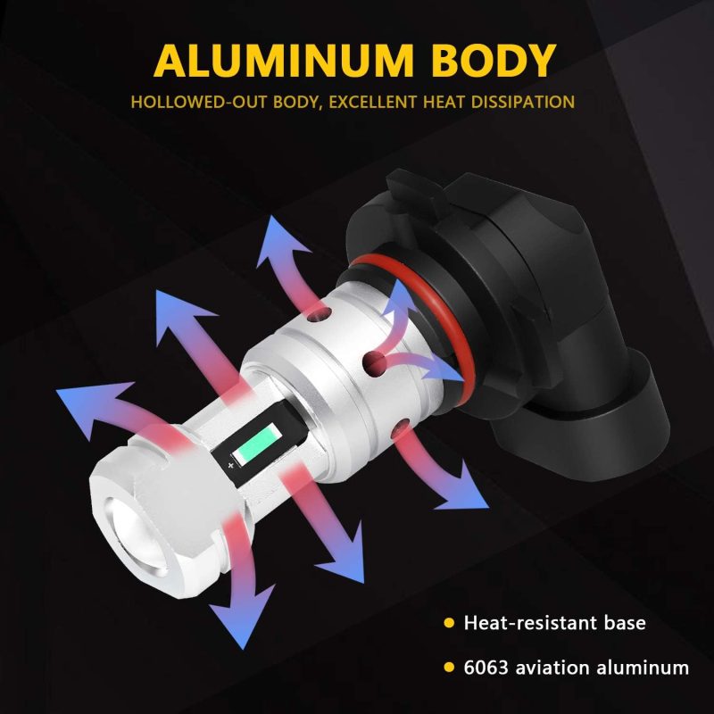 Phinlion H10 Ice Blue Led Fog Light Bulbs - Image 3