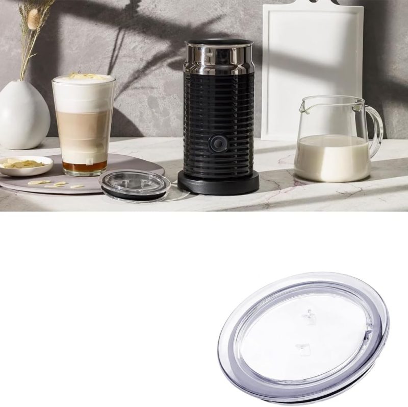 Electric Milk Frother Replacement Components With Whisks And Lid Frothing Device Attachments Milk Frother Accessories - Image 3