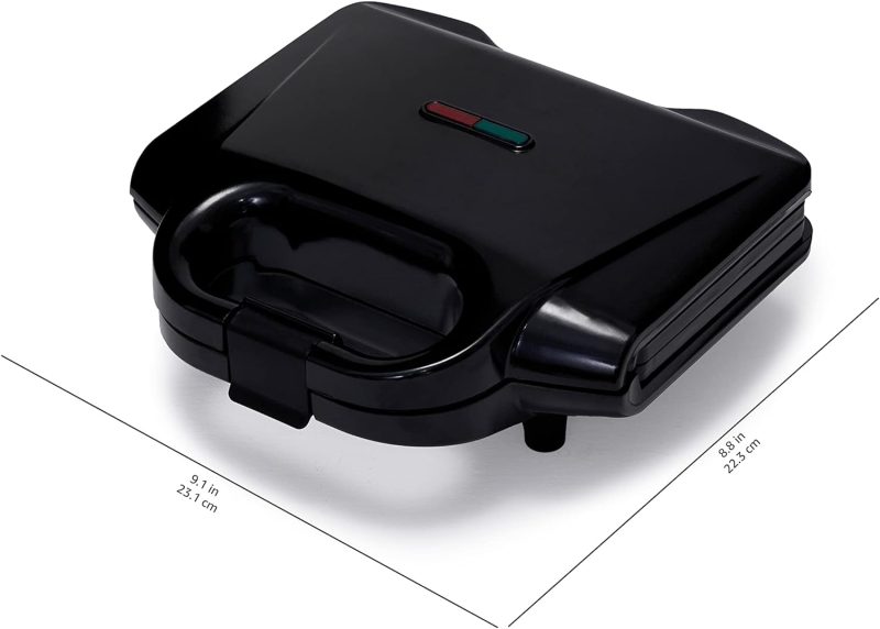 Basics 2-Slice Waffle Maker With Non-Stick Coating - Image 6
