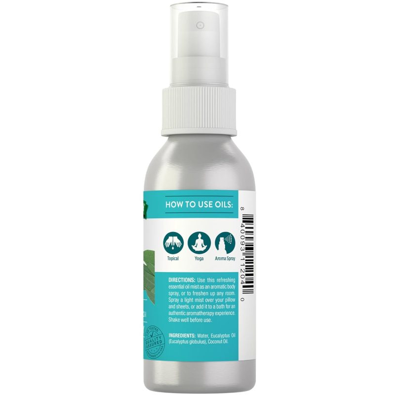 Nature'S Truth Eucalyptus Mist Spray 2.4 Fl Oz | Pure Essential Oil For Aromatherapy - Image 6