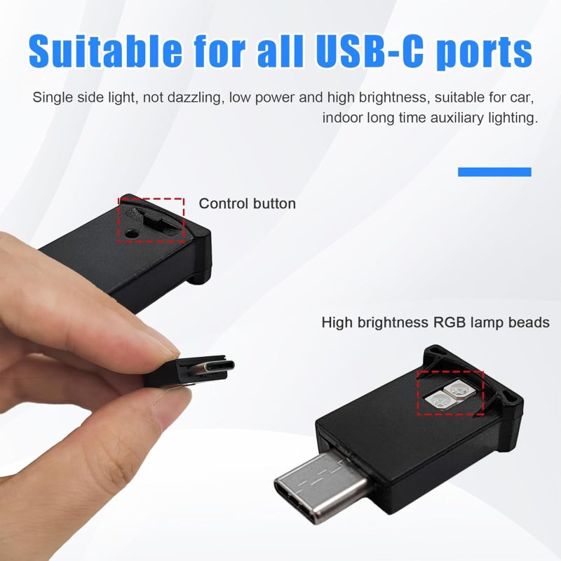 2 Pcs Usb Type C Led Ambient Light - Image 4