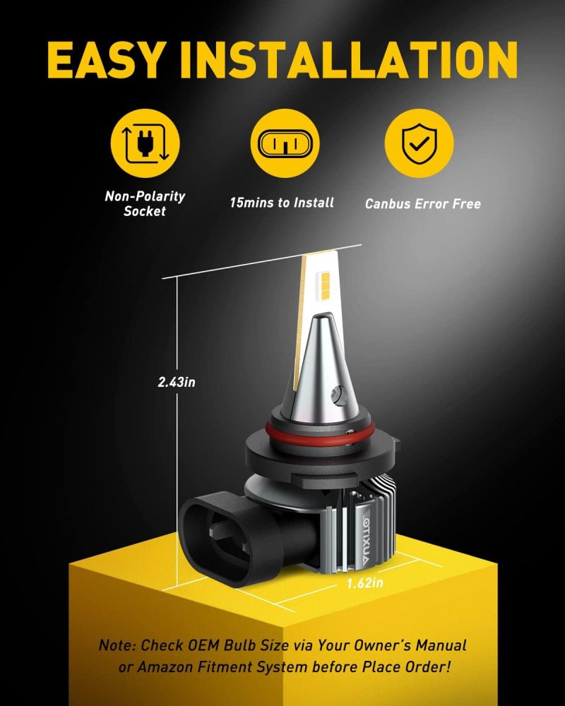 Auxito 9145 Led Fog Light Bulbs - Image 5