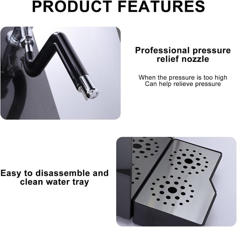 Commercial Automatic Grade Milk Frother Stainless Steel Milk Foam Steamer 2500W Electric Steam Boiling Water Machine For Cafeteria Hotel - Image 6